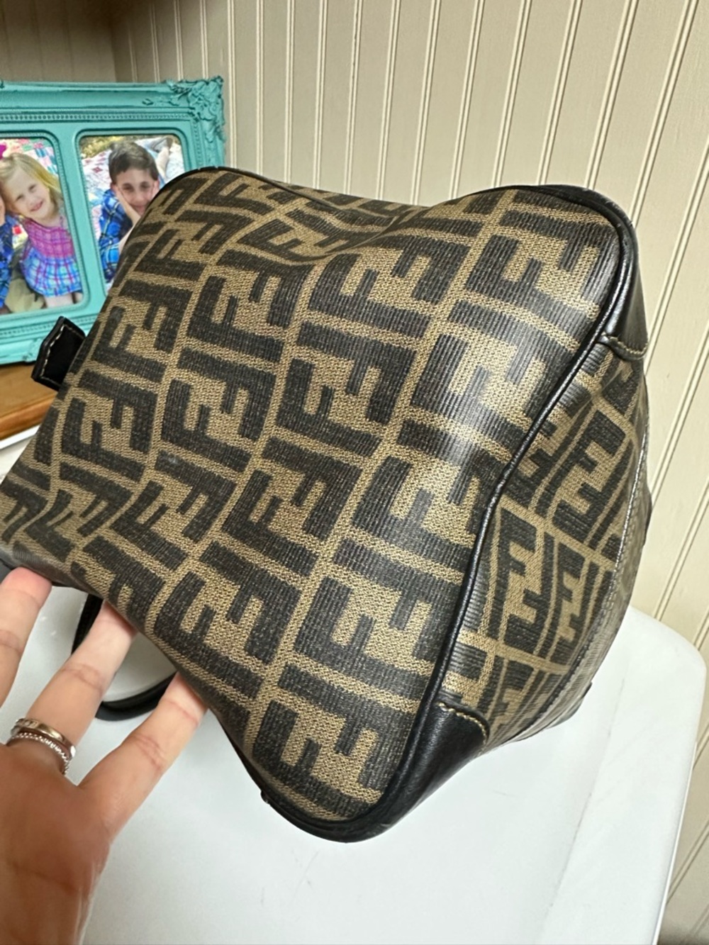 Fendi Zucca 40 Canvas Duffle Bag - Picture 9 of 12